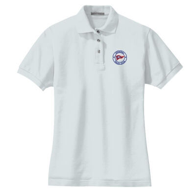Women's Heavyweight Cotton Pique Polo 2 Thumbnail